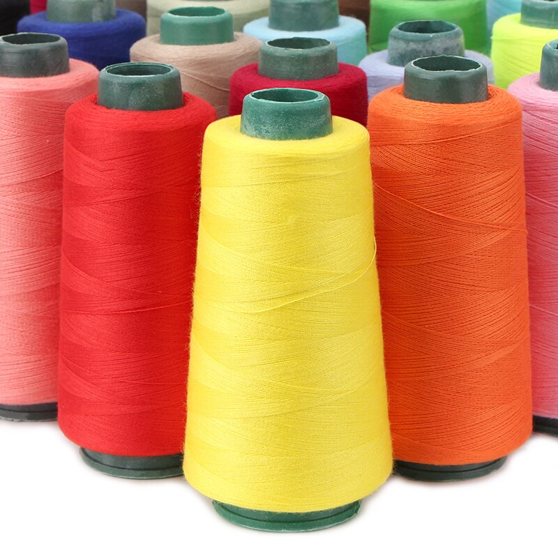 2500 Yards Polyester Chỉ May Nhiều Màu Sợi Máy 40s / 2 Sợi Cross-Stitch Thêu Đồ Gia Đình Thủ Công DIY Phụ Kiện TJ1606