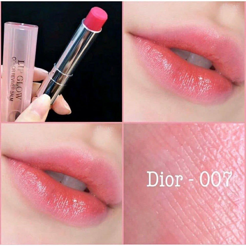 Son D ng Dior 007 Mau H ng Tim Addict Lip Glow Raspberry M i Nh t 2021 Dong Son D ng Cao C p Sang Tr ng N Tinh