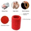 TOPTOOLCX 1 / 2 Chiếc Thể Thao Mồ Hôi Màu Trơn Nẹp Quấn Vệ Sinh Unisex Mềm Mại Thoải Mái Tập Gym Mồ Hôi Dây Đeo Tay