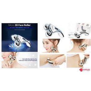 Thanh lăn massage 3D NÂNG CƠ MẶT tặng kèm 1 cây lăn ngón tay