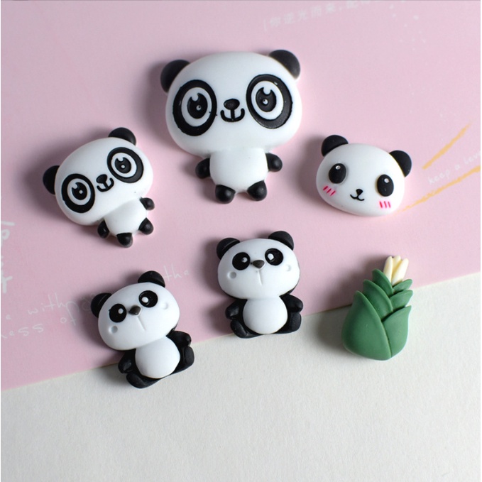 Sticker gắn dép Crocs nhân vật gấu trúc Panda nhiều kích cỡ | Shopee ...