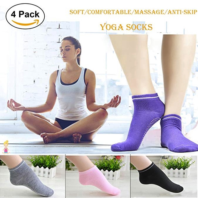 Vớ chống trượt tiện dụng khi tập yoga cho nữ