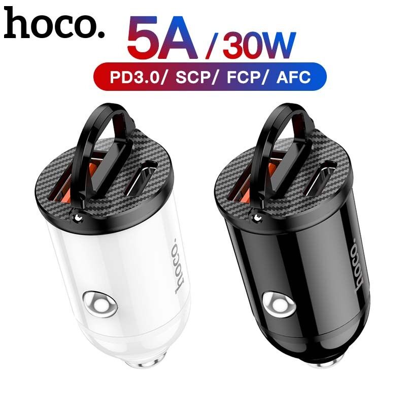 Củ sạc HOCO NZ2 PD30W 3.0 sử dụng trên xe hơi cho OPPO Scp AFC FCP QC3 ...