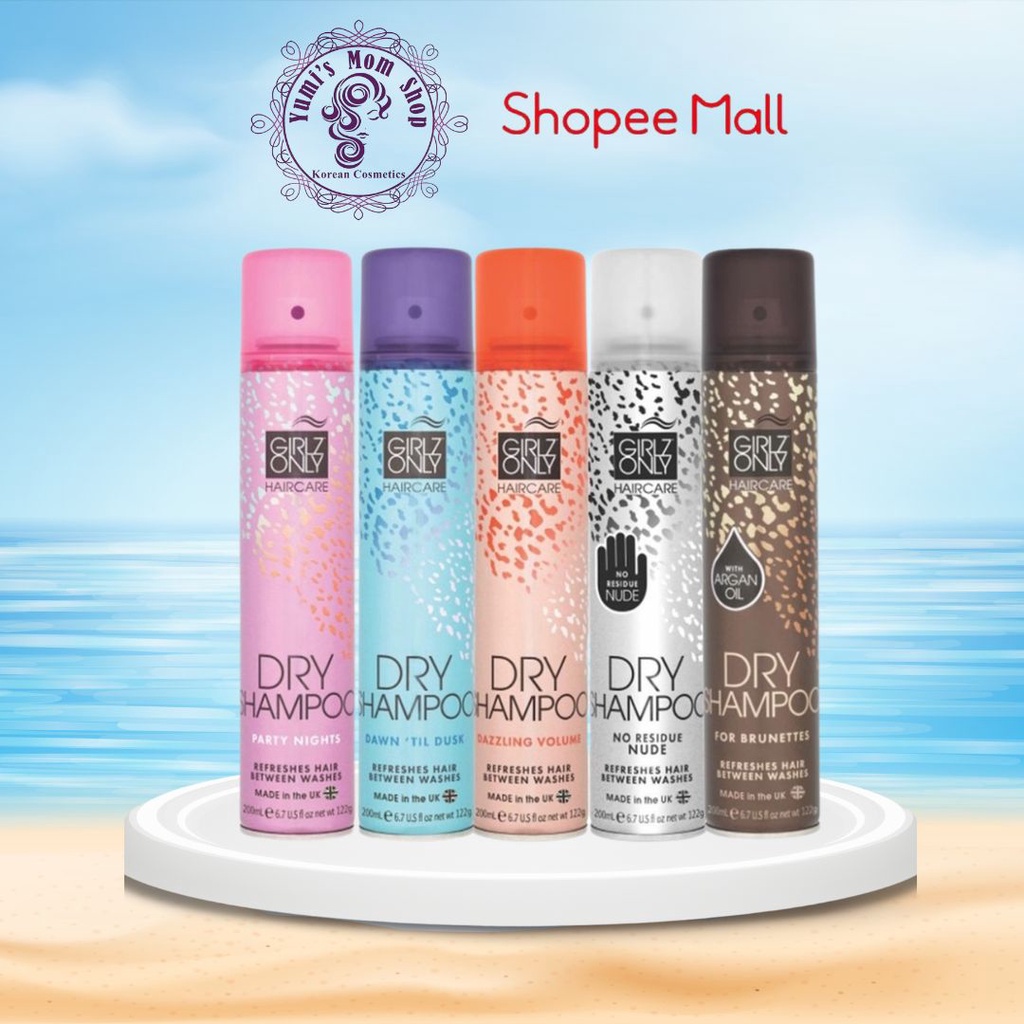 Dầu Gội Khô Girlz Only Dry Shampoo 200ml Shopee Việt Nam