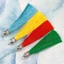 20pcs/Lot Miếng Trang Sức Tua Rua Mũ Kim Loại Đánh Dấu Trang Treo Tai Xe Mặt Dây Chuyền Quạt Mặt Dây Chuyền Điện Thoại Di Động Mặt Dây Chuyền DIY Phụ Kiện Phù Hợp Với Túi
