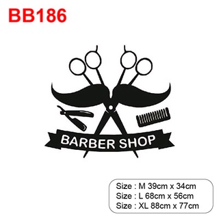 Decal trang trí tiệm Barber, Salon, thu hút khách hàng, tạo điểm nhấn trong tiệm P11