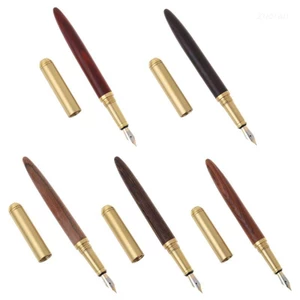 Vintage Luxury Copper Fountain Signature Pen Fine Nib 0.7mm Writing Tool