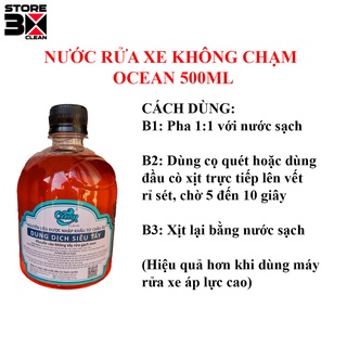 NƯỚC RỬA XE KHÔNG CHẠM OCEAN 500ML