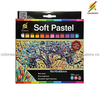 Hộp Phấn Màu 24 Cây Soft Pastel - Colormate