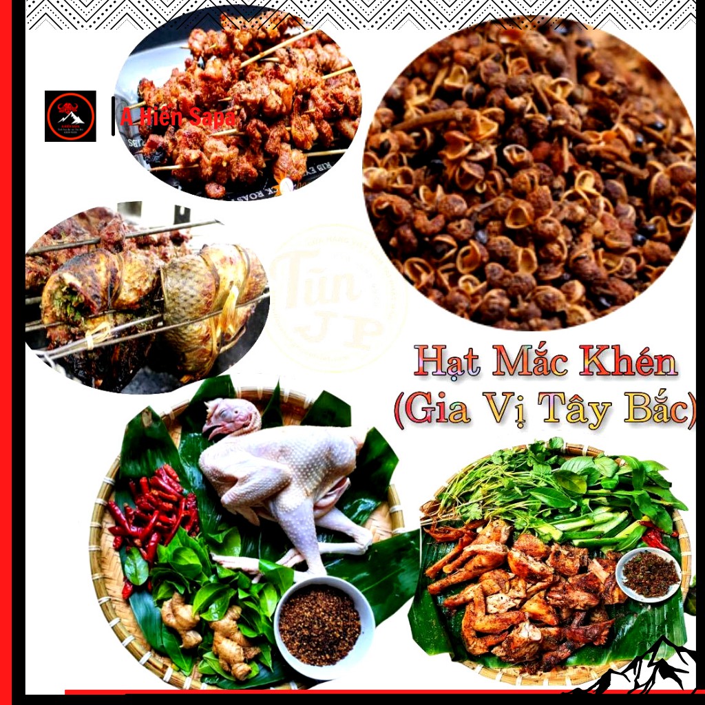 Hạt mắc khén rừng loai đặc biệt gói 500 gr, hạt già to, ướp gia vi nướng và pha đồ chấm có vị tê tê