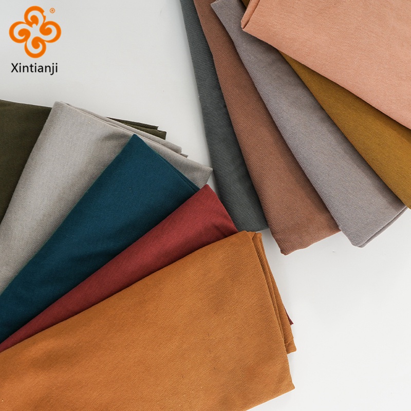 Dệt Kim Cotton Jersey Vải Nửa Mét Mỏng Mùa Hè Áo Thun DIY Quần Áo Tay Ngắn 50x150cm A0423