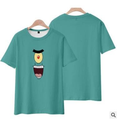 Gn Spongebob Bob Áo Thun Cosplay Trang Phục Ngắn Tay Áo Patrick Ngôi Sao Trang Phục Tee Hoạt Hình Plus Kích Thước Anime NG