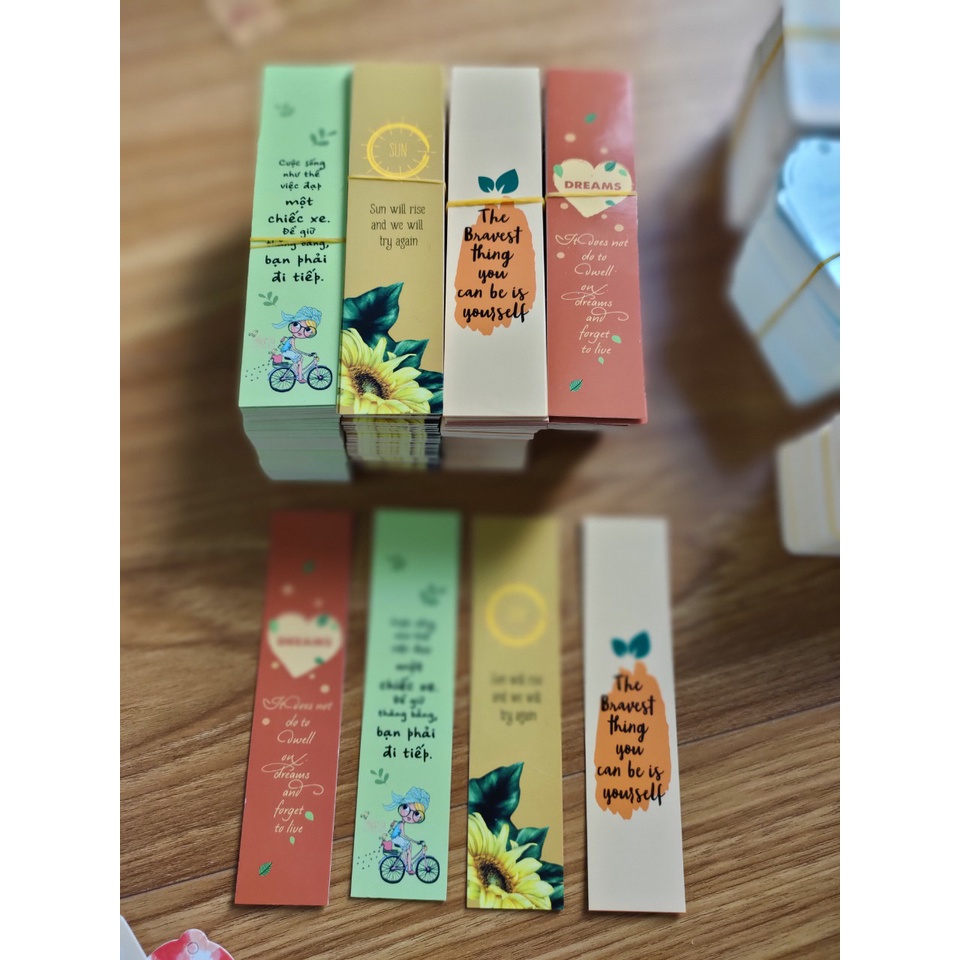 Set 30 bookmark thẻ đánh dấu sách sáng tạo