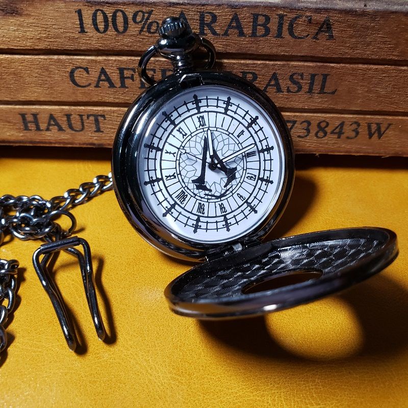 Classic Assassin's Creed game style large pocket watch for men ...