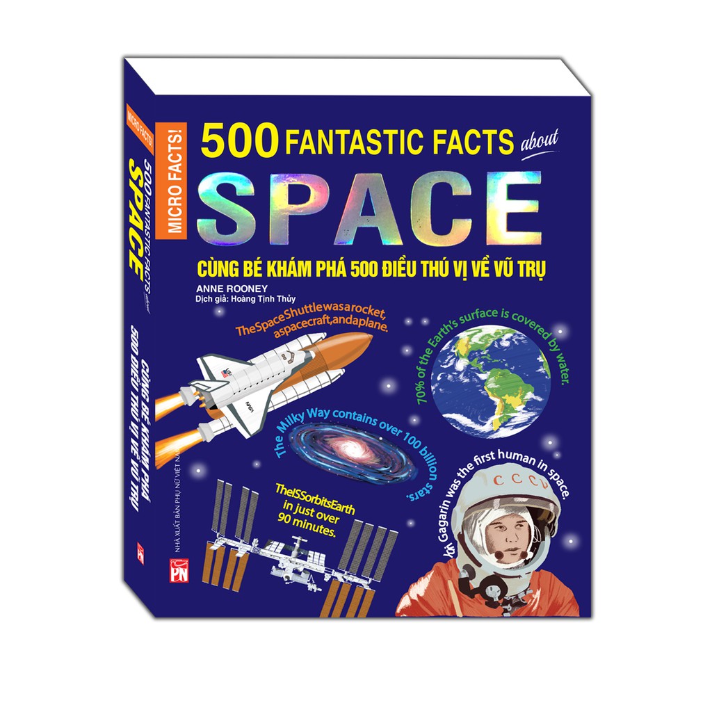 Ảnh Sách - Sách Bản Quyền Micro Facts ! Cùng Bé Khám Phá 500 Điều Thú Vị Về Vũ Trụ 1