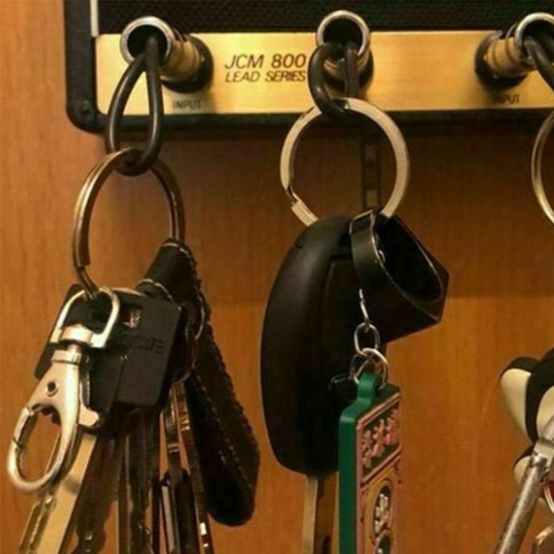 GOO Đàn Guitar Cho Chìa Khóa Móc Khóa Treo Tường Lưu Trữ Jack Giá Móc Khóa Phụ Kiện Cắm Ty