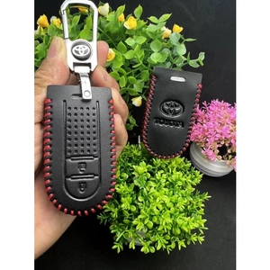 Bao da chìa khoá Smartkey Toyota Rush 2018-2020 Wigo 2020 2 nút bấm