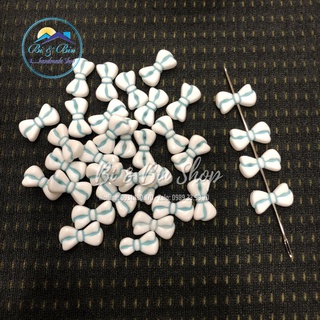 35 Cái Charm Hạt Nhựa Hình Chiếc Nơ Xinh Xắn Làm Vòng Đeo Tay, Làm trang Sức Handmade