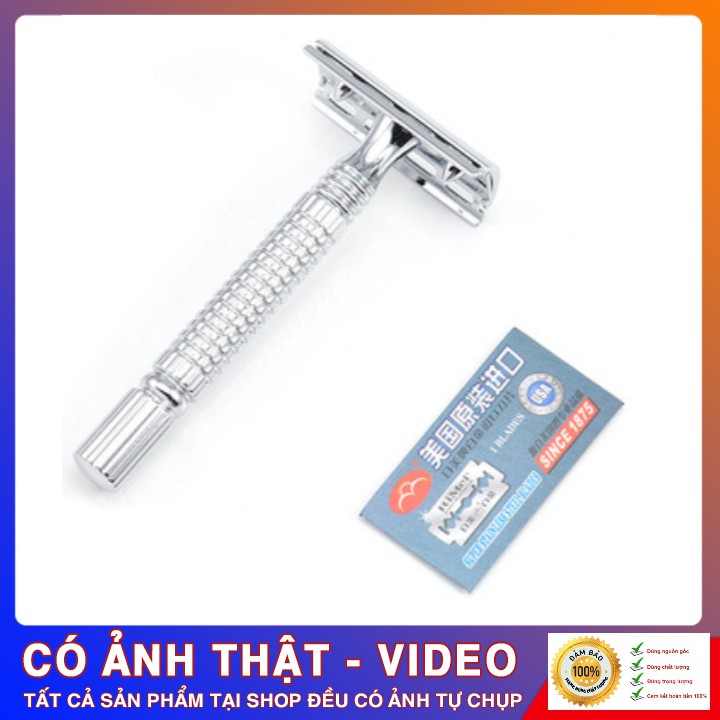 Cạo râu INOX cổ điển chính hãng xịn FULLBOX Video Ảnh Thật Sản Phẩm ...