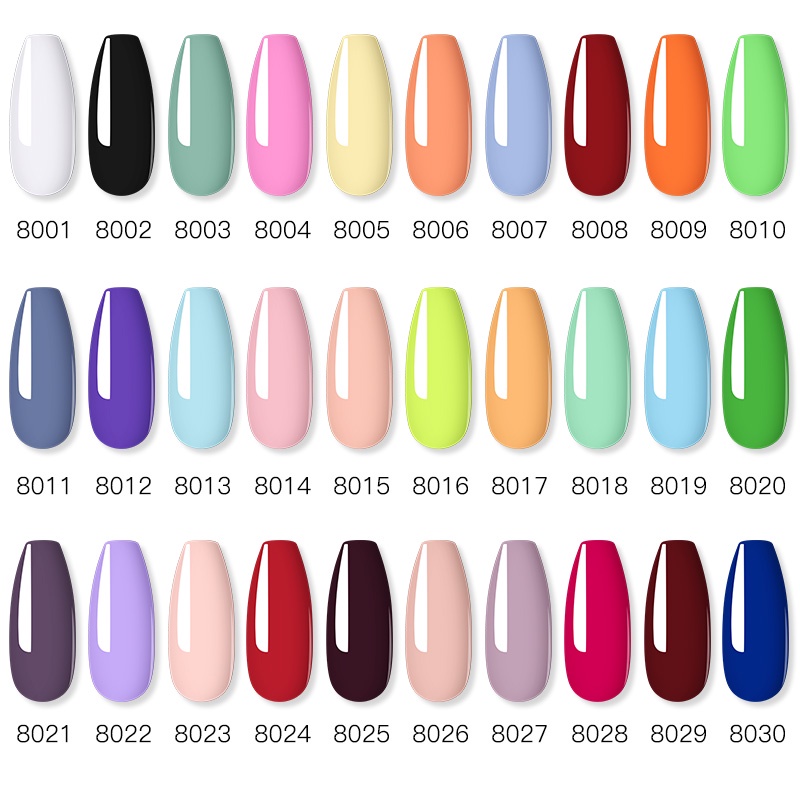 Ảnh Rosalind NAILWIND Gel Polish 8ml Màu sắc khác nhau cho đèn LED / UV thiết kế móng tay nghệ thuật (01-20) 2
