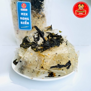 Bánh tráng rong biển cháy tỏi 💖TIGER FOOD💖 Bánh tráng mix vị rong biển cháy tỏi SIÊU NGON - Đồ ăn vặt Snack