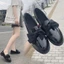 Giày đế đốc nơ vải kèm clip thật