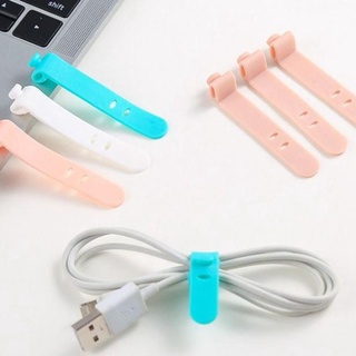 Set 4 dây quấn dây tai nghe cáp sạc bằng silicon nhiều màu