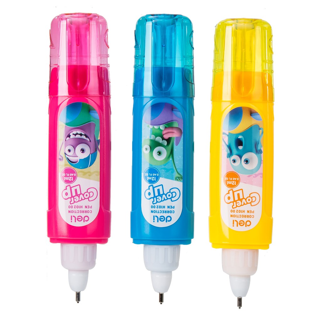 Ảnh Bút Xóa Nước 12ml Deli Bút Xóa Sạch Nhanh Khô An Toàn Sử Dụng Thuận Tiện Học Sinh Sinh Viên Văn Phòng 4