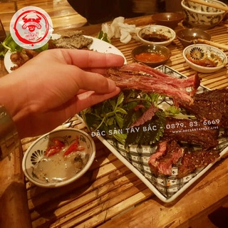 Thịt Lợn Gác Bếp Tây Bắc_Loại 1_ Tặng Kèm Chẩm Chéo | Túi 500gram (có Đầy Đủ GPDKKD và SVATTP Đầy Đủ )
