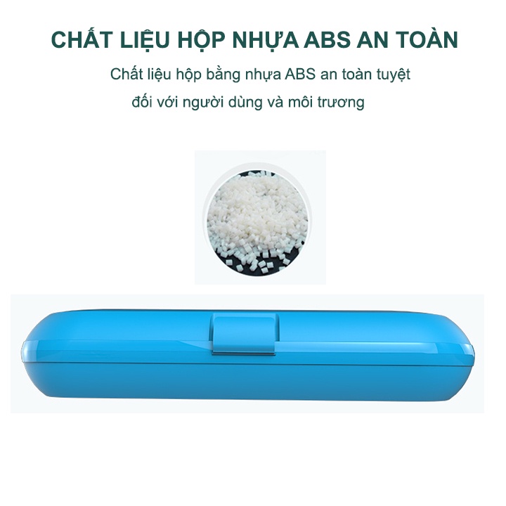 Mô tả Hộp Đựng Bàn Chải Điện DELADEP Chất Liệu Nhựa ABS An Toàn Dùng Để Đựng Bảo Quản Bàn Chải Khi Du Lịch  - HDB01 - 1