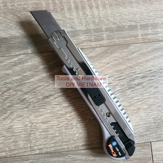 Dao rọc giấy K-8743 bạc cam và K-8748 bạc hãng Kapusi cao cấp, BH 12 tháng