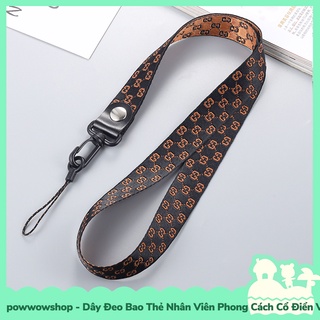 [Sẵn VN - Hỏa Tốc] Dây Vải 40cm Đeo Bảng Thẻ Nhân Viên Phong Cách Cổ Điển Vintage Retro