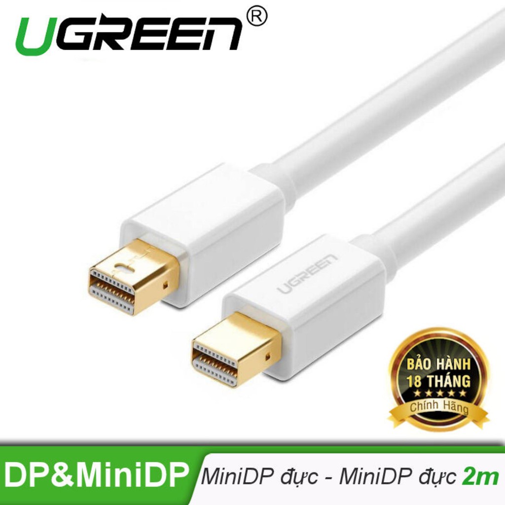 Cáp Mini Displayport To Mini Displayport Dài 2M UGREEN 10429 Hỗ Trợ 2K ...