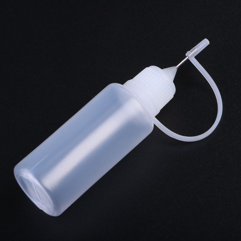 Richh Chai Keo Dán acrylic Trong Suốt Có Nắp Đóng Dấu diy