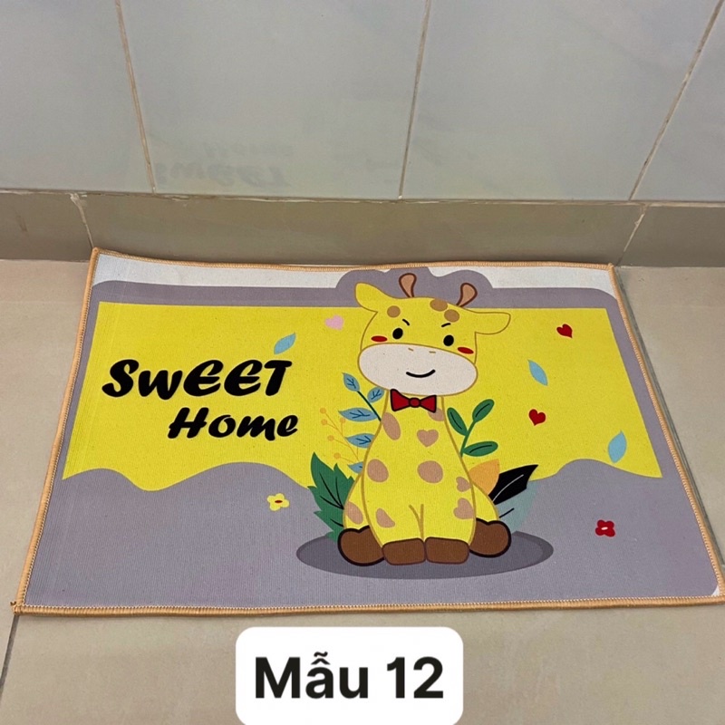 THẢM HOẠT HÌNH ĐỂ Ở CỬA RA VÀO - THẤM HÚT NƯỚC