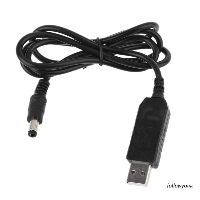 Cáp tăng áp chuyển đổi QC 3.0 USB sang DC 12V 1.5A 5.5x2.1mm cho bộ định tuyến wifi/dây đèn LED và thiết bị 12V