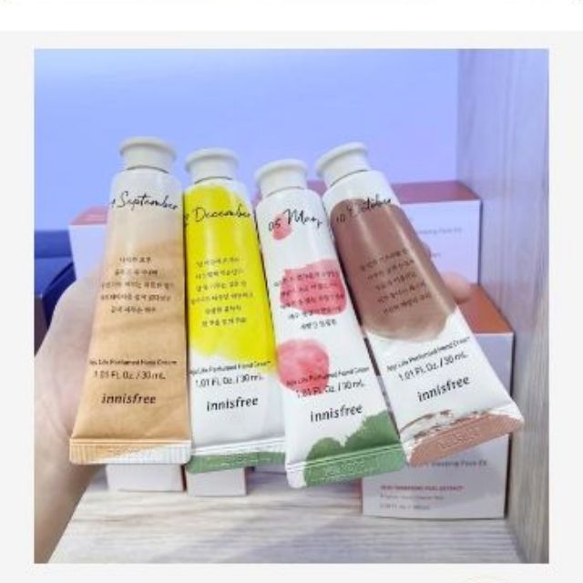 Kem Dưỡng Da Tay Innisfree Jeju Life Perfumed Hand Cream 30ml. | Shopee ...