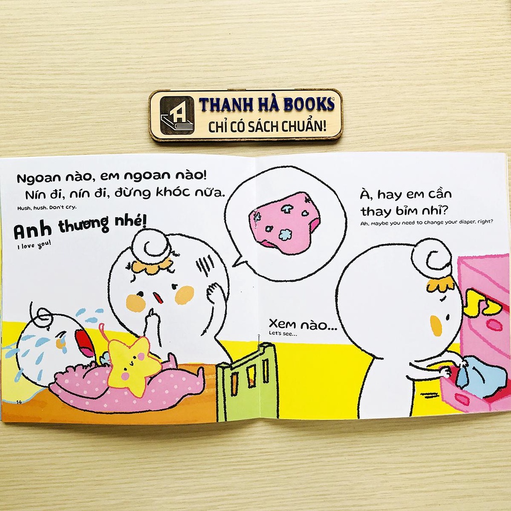 Mô tả Sách - Ehon Kĩ Năng Sống - Miu Miu Tự Lập - Phần 2 - Song ngữ Việt-Anh (Dành cho bé từ 1-6 tuổi) (Lẻ tùy chọn) - 10