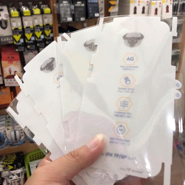 Miếng dán PPF Chống vân tay AG [ mặt trước + mặt sau ] đủ mã iP 7 PLUS ĐẾN 17 PRO MAX