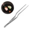 TOPTOOLCX Nhíp Thực Phẩm Phục Vụ Trình Bày Mạ Kẹp BBQ