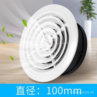 Có Thể Điều Chỉnh Thông Gió Bao Tròn Ống Trần Lỗ Tường Abs Lỗ Thông Khí Lưới Tản Nhiệt Louver Nhà Bếp Tắm Cửa Thoát Khí Fres