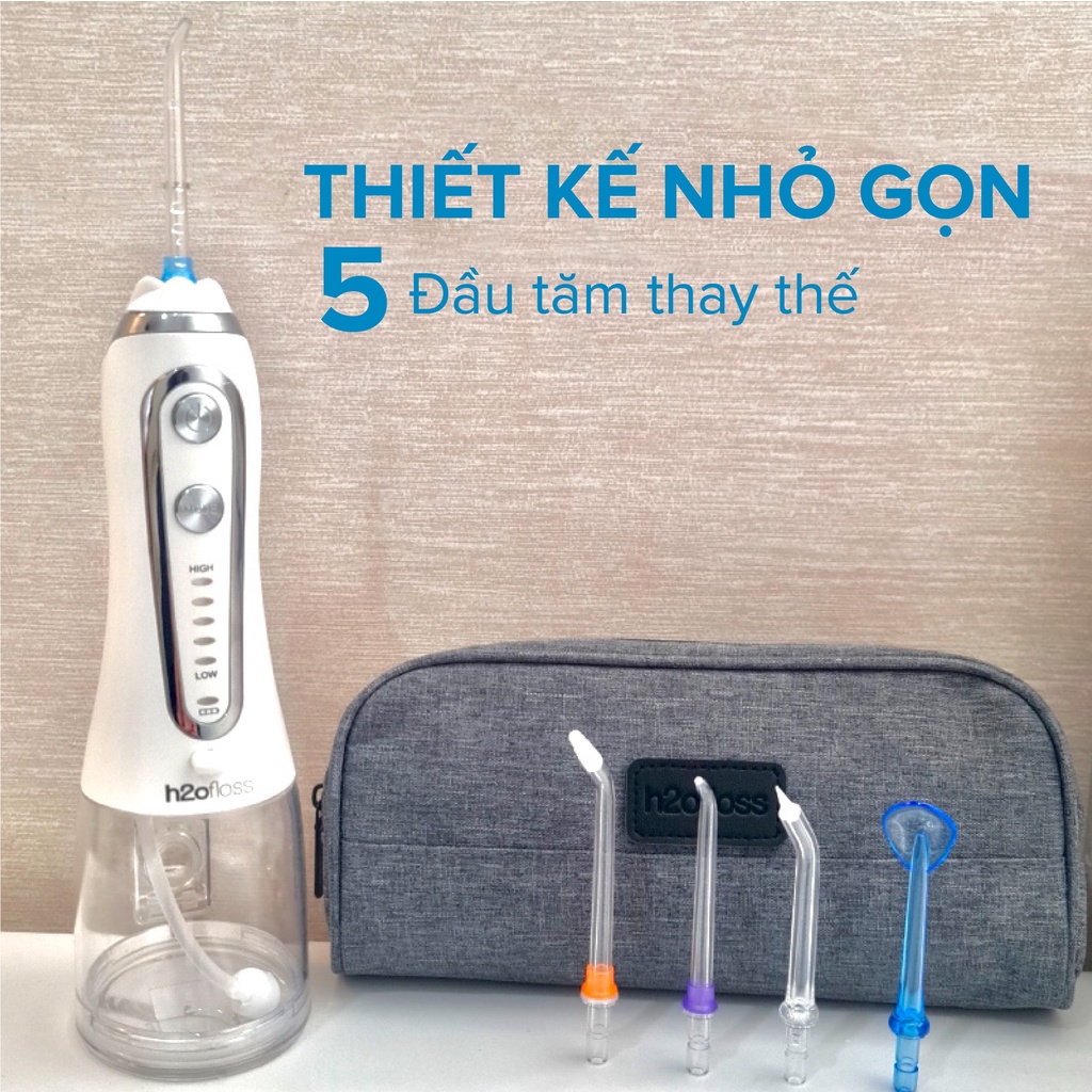 Máy tăm nước H20Floss HF-6P hàng nhập khẩu chính hãng bảo hành 12 tháng | BigBuy360 - bigbuy360.vn
