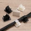 BORAGETE 10 Chiếc Fixer Giá Đỡ Nhựa Tổ Chức Kẹp Dây Dính Quản Lý