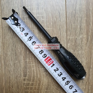 BÚT THỬ ĐIỆN CAO CẤP CAM K-9086 KAPUSI đã kiểm định chất lượng, đầu dẹt, thân bọc cao su cáchện, Bh 12 tháng