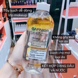 [Garnier] NƯỚC TẨY TRANG GARNIER VÀNG WATER IN OIL