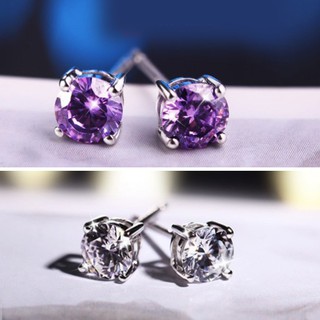Bông tai đá nhân tạo bạc 925 BHBT91