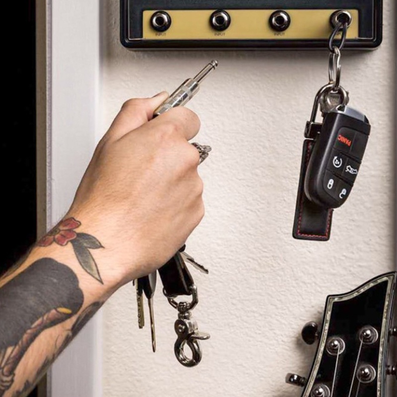 GOO Đàn Guitar Cho Chìa Khóa Móc Khóa Treo Tường Lưu Trữ Jack Giá Móc Khóa Phụ Kiện Cắm Ty