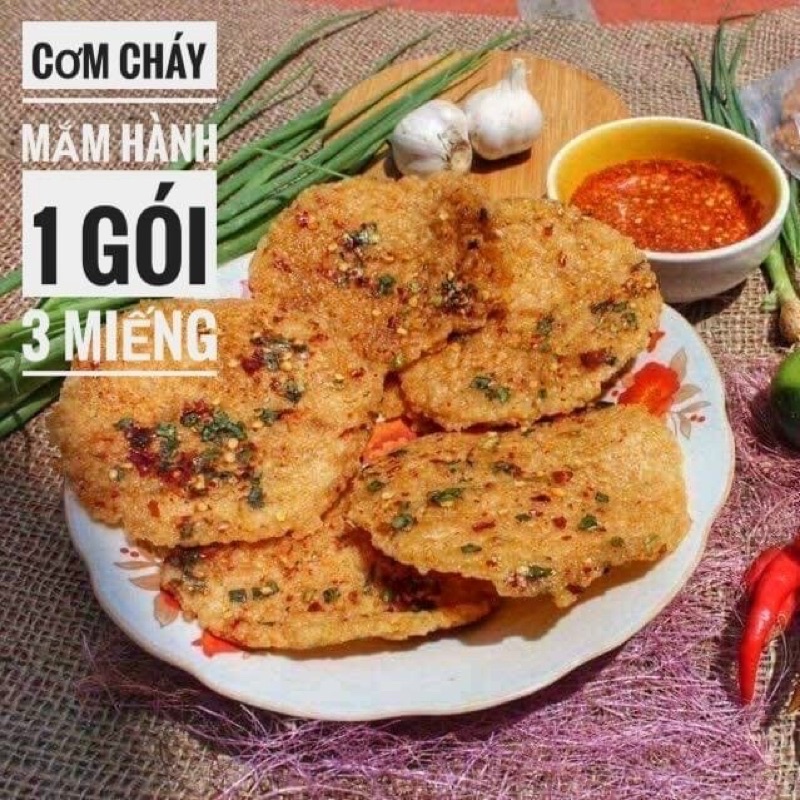 Cơm cháy mắm hành giòn rụm 1 gói