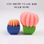 Set 2 chậu cây nở mini trang trí độc đáo đáng yêu