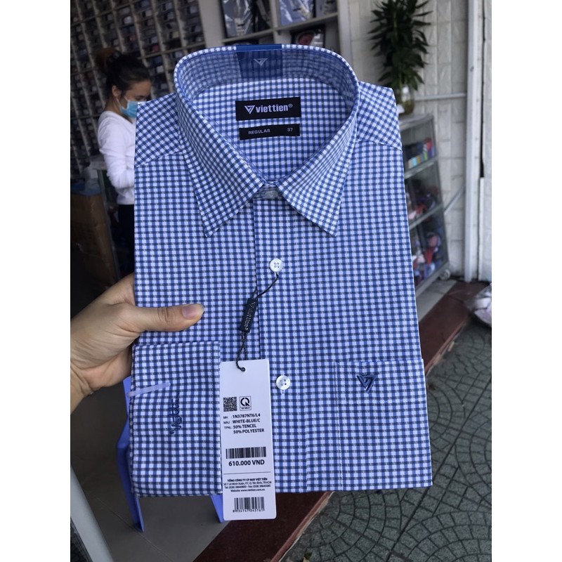 Áo Sơ Mi Việt Tiến Dài Tay Mẫu Mới - Chống Nhăn | Shopee Việt Nam